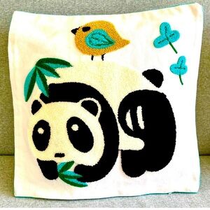 #023 Set of 2 Panda Pillow Case Covers